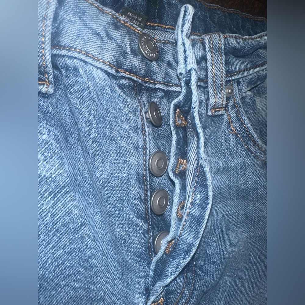 Wild Fable Blue Button-Fly Women Jeans